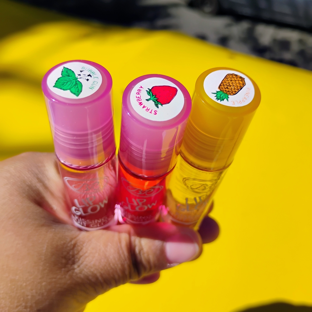 Lip Balm Trio - Pink, Red, Yellow